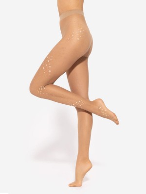 Чорапогащник Rajstopy-Dotsy-17-Daino-beige-Daino-Beige