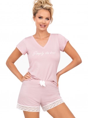 Дамска пижама Piama-Simply-12-Powder-Pink-Powder-Pink
