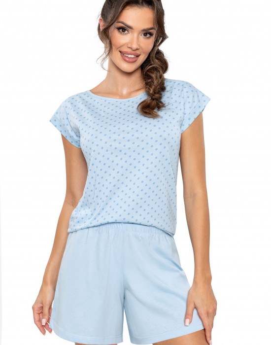 Дамска пижама Piama-SKY-12-Niebieski