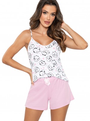 Дамска пижама Piama-Sheep-Top-Rowa-Rowy