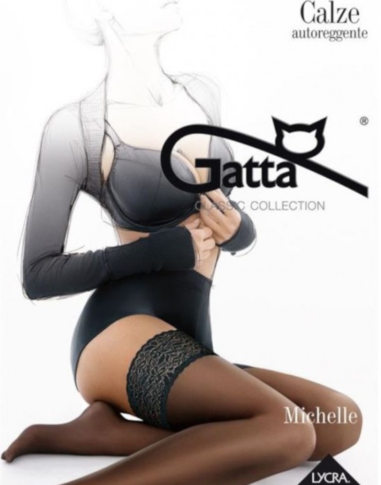 Чорапи Poczochy-Gatta-Michelle-01-Bianco