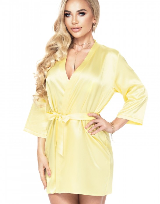 Луксозен секси халат Szlafrok-Aria-Lemon-Lemon