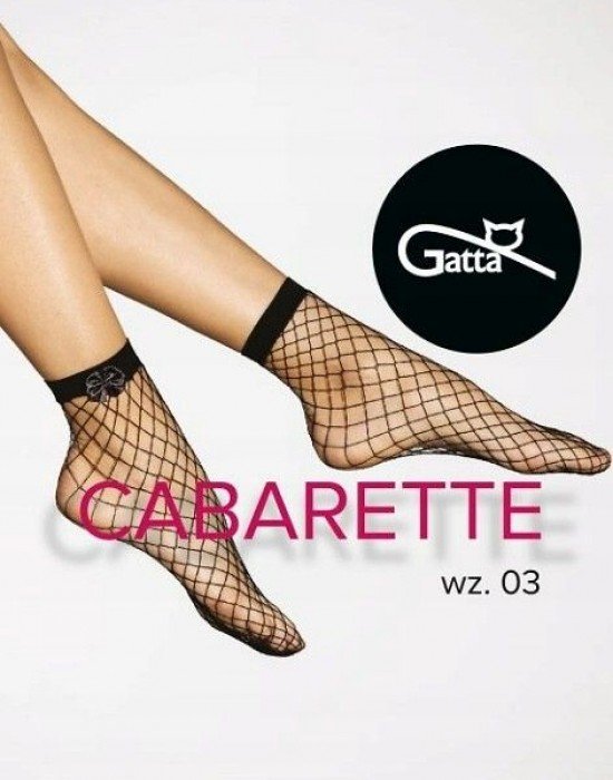 Къси чорапи Skarpetki-Cabarette-sock-03-Nero