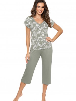 Дамска пижама Piama-Paloma-34-Oliwkowy