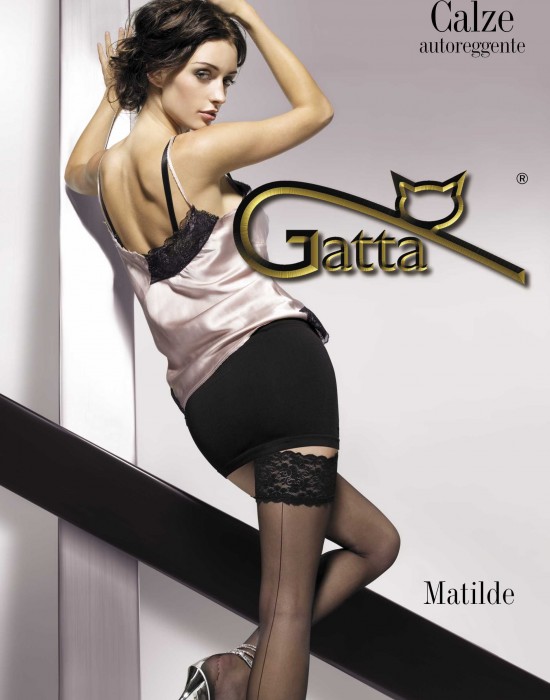 Чорапи Poczochy-Gatta-Matilde-Grafitowy