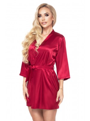 Луксозен секси халат Szlafrok-Aria-Bordowy-Bordowy