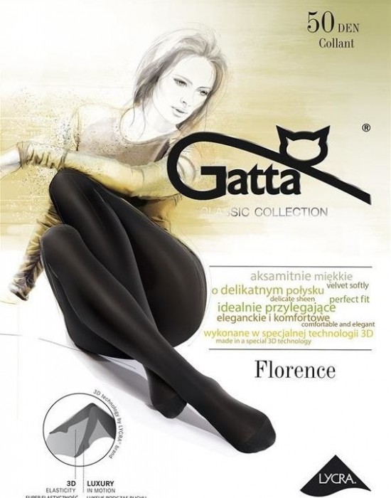 Чорапогащник Rajstopy-Florence-50-Den-Nero