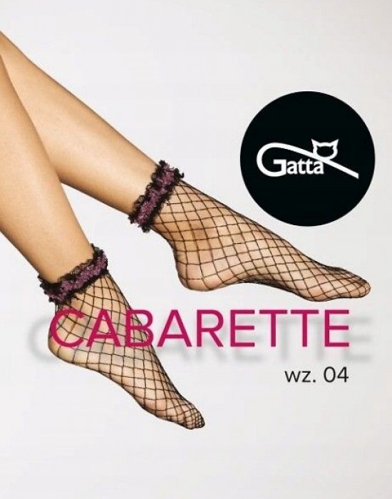 Къси чорапи Skarpetki-Cabarette-socks-04-Nero