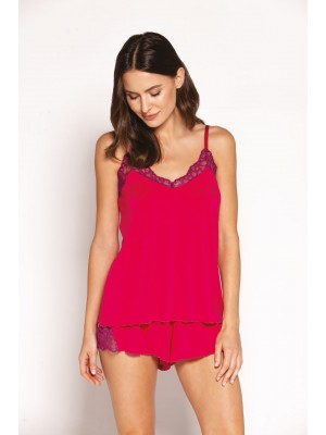 Дамска пижама Piama-Justine-Amarantowa-Amarant