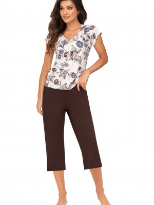 Дамска пижама Piama-Naomi-34-Brown-Brown