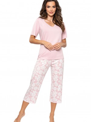 Дамска пижама Piama-Rosalia-34-Pudrowy-R
