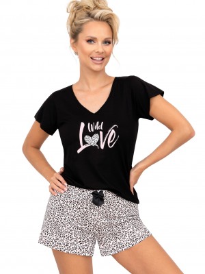 Дамска пижама Piama-Pantera-12-Black-Black