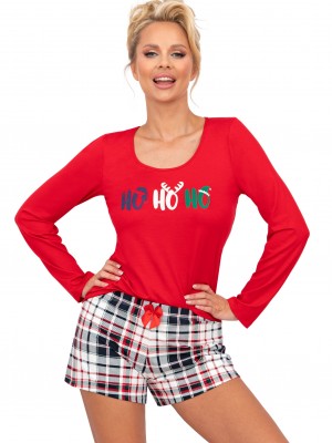 Дамска пижама Piama-Ho-Ho-II-12-Red-Red