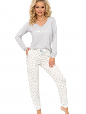 Дамска пижама Piama-Maya-Long-Ecru-Ecru