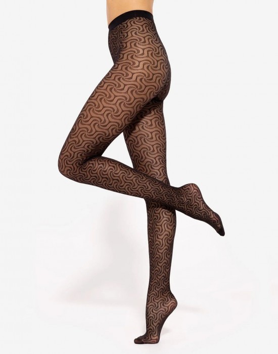 Чорапогащник Rajstopy-Mosaica-02-20-Den-Nero