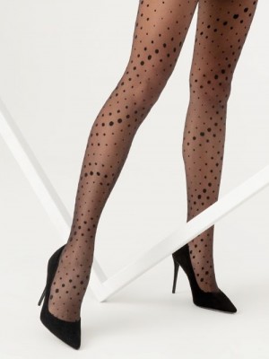 Чорапогащник Rajstopy-Dotsy-16-20-Den-Nero