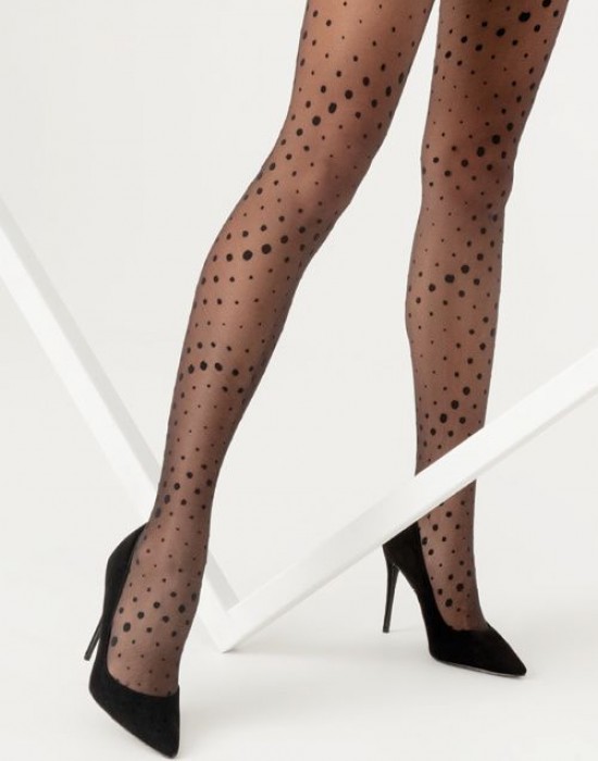 Чорапогащник Rajstopy-Dotsy-16-20-Den-Nero