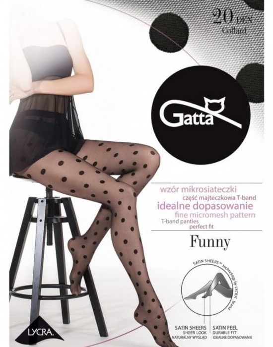 Чорапогащник Rajstopy-Funny-07-Nero