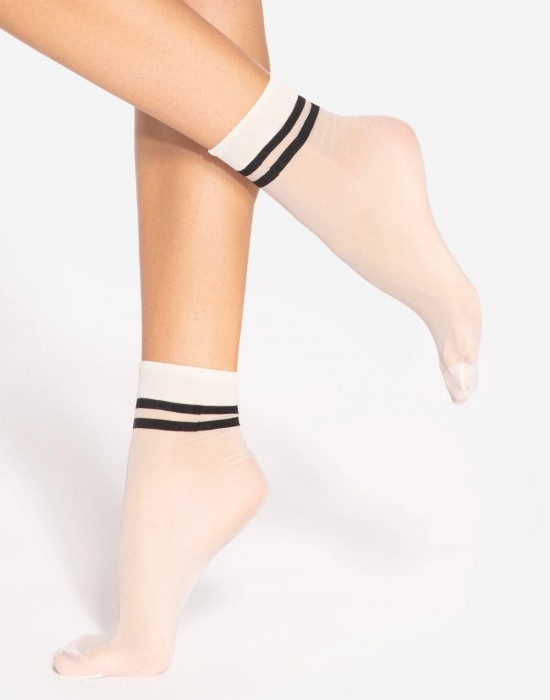 Къси чорапи Skarpetki-Spring-Vibes-03-Den-Biao-Czarny