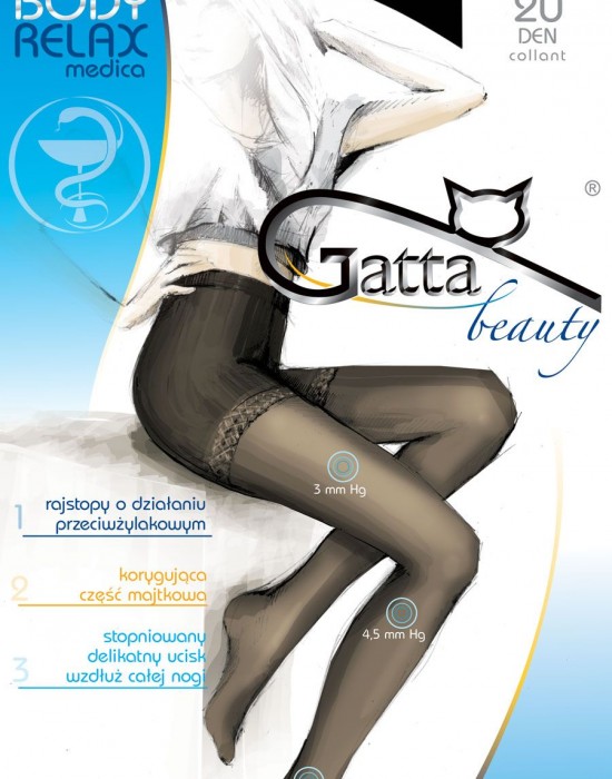 Чорапогащник Rajstopy-Body-Relaxmedica-20-Nero