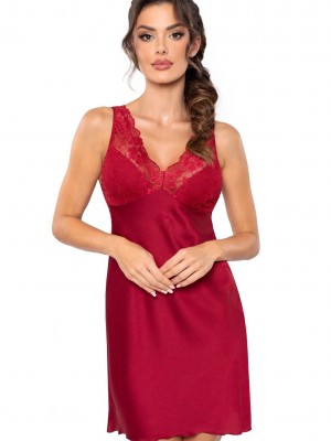 Нощница Koszula-nocna-Mari-Bordowa-Bordowy