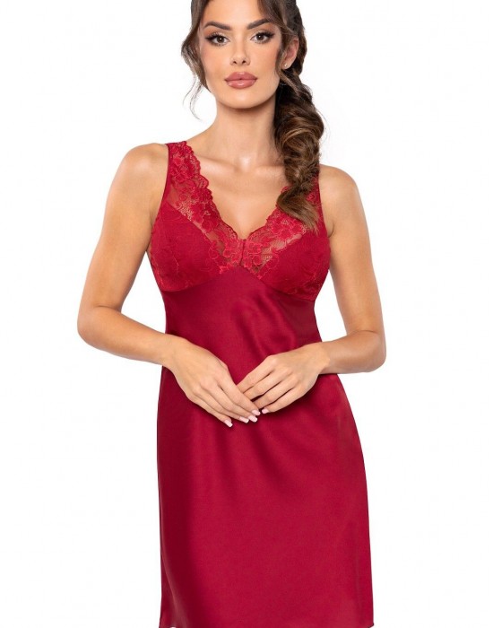 Нощница Koszula-nocna-Mari-Bordowa-Bordowy