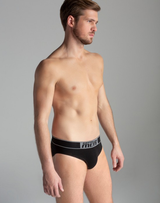 Мъжки слип Bielizna Męska - Slip Cotton CZARNY