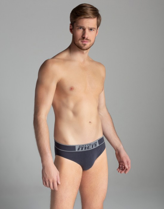 Мъжки слип Bielizna Męska - Slip Cotton BIAŁY