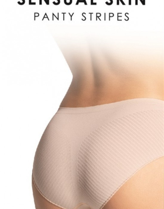 Бикини MAJTKI - PANTY STRIPES SENSUAL SKIN BLACK