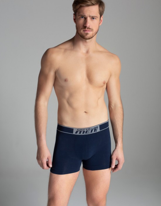 Мъжки боксерки Bielizna Męska - Boxer Cotton OCEAN BLUE