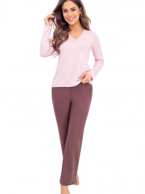 Дамска пижама Piama-Daphne-Long-Rowa-Rowy