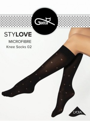 Къси чорапи Podkolanwki-Stylove-4002-Nero