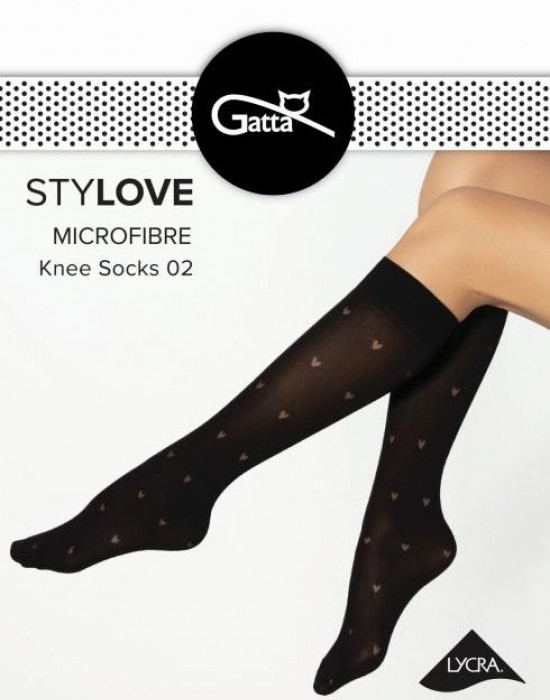 Къси чорапи Podkolanwki-Stylove-4002-Nero