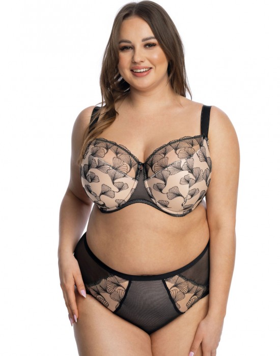 Бикини с висока талия в черен цвят FILIPA 1130 