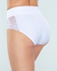Дантелени бикини с висока талия в бял цвят VIONA