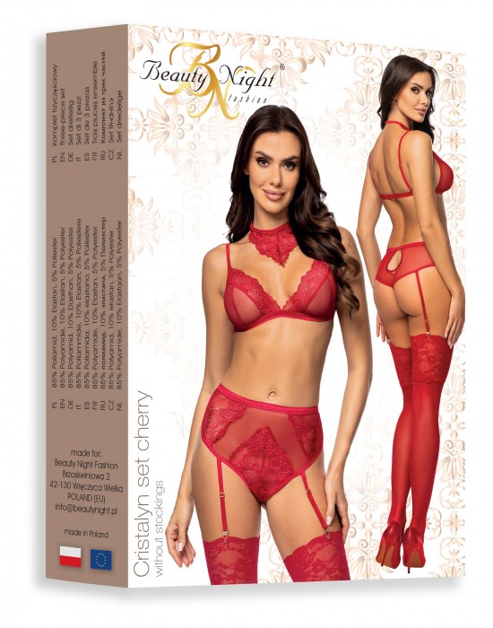 Луксозно секси бельо от три части Cristalyn