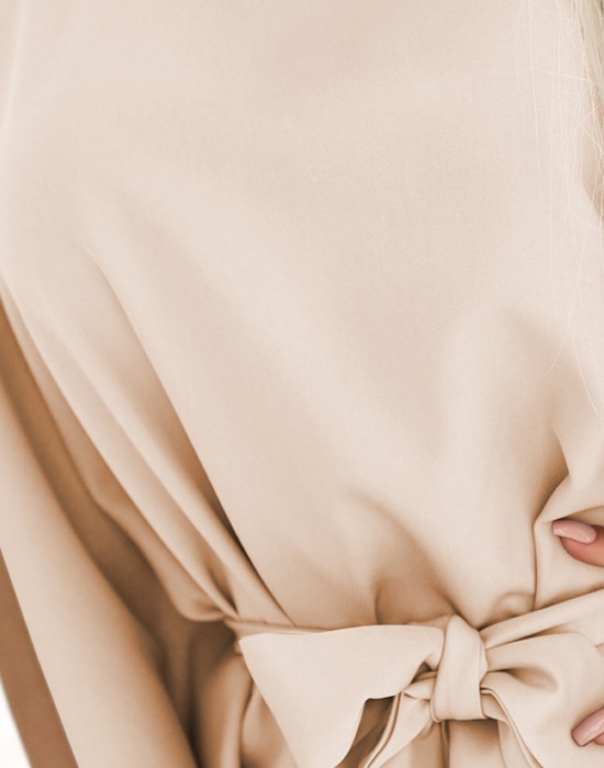 287-38 Широка рокля в бежово