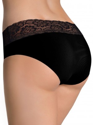 Дамски бикини в черен цвят Hipster