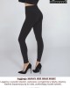 Дамски безшевен клин LEGGINGS SKINNY HOT HIGH WAIST-3XL BLACK