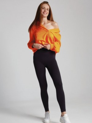 Дамски безшевен клин LEGGINGS MIRELLA LONG BLACK
