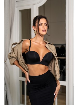 Безшевен сутиен Biustonosz Damski Joyce CZARNY