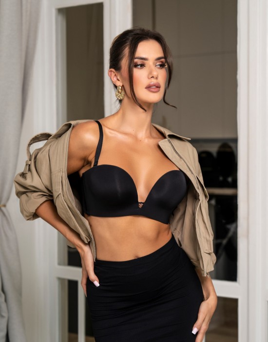 Безшевен сутиен Biustonosz Damski Joyce CZARNY