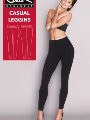Дамски безшевен клин Casual Leggings BLACK