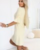 Ежедневна рокля в жълт цвят, модел 217-12