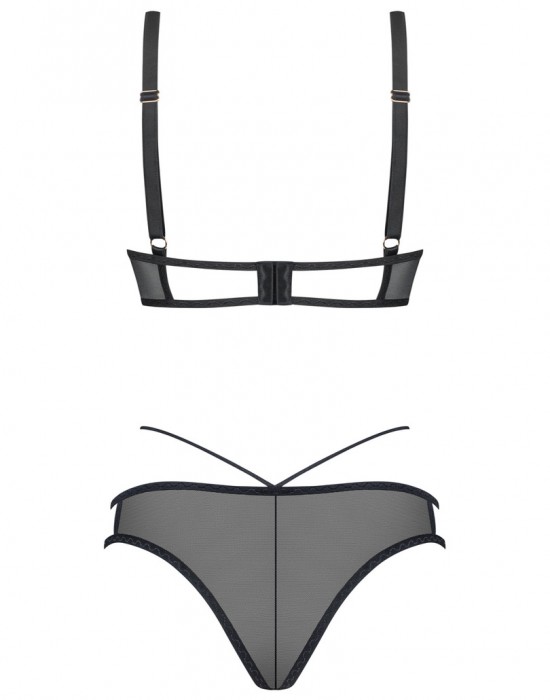 Черен секси комплект Vila Blanes