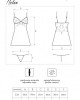 Еротична нощница с прашки в синьо Nelan, LivCo Corsetti Fashion, Комплекти - Complex.bg