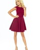 Елегантна мини рокля в цвят бордо 157-3, Numoco, Къси рокли - Complex.bg
