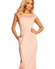 Елегантна миди рокля в розов цвят 144-6, Numoco, Миди рокли - Complex.bg