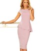 Елегантна миди рокля в лилав цвят 192-2, Numoco, Миди рокли - Complex.bg