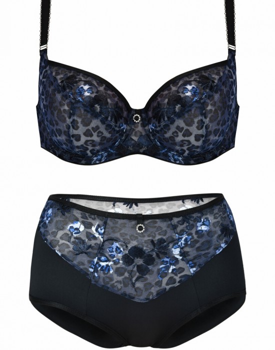 Бикини с висока талия Blue Panther 19087